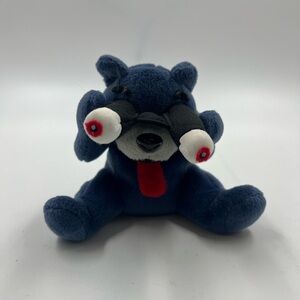 The Idea Factory Meanies Series 2 Peeping Tom Cat Plush Toy 5.5 Inches